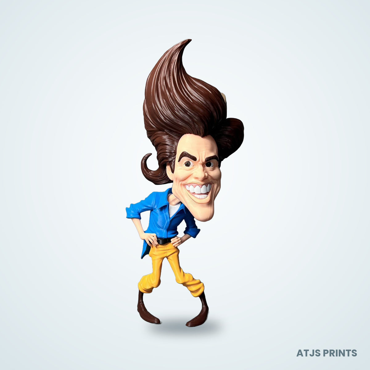 Ace Ventura Caricature 3D Printed Figure - 15" - view 1