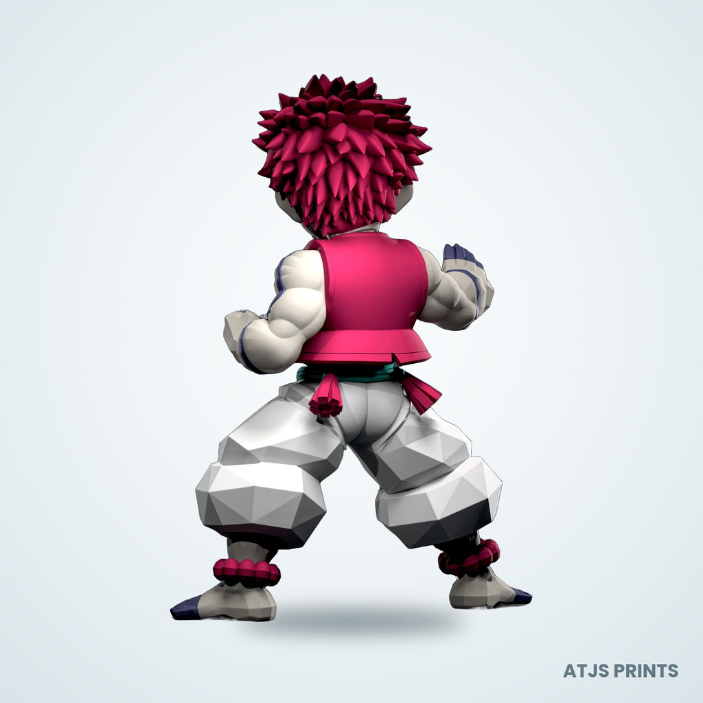 Akaza (Demon Slayer) 3D Printed Figure - 13" - view 3