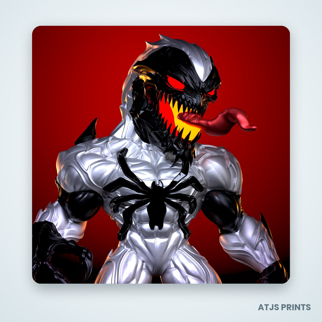 Anti-Venom 3D Printed Figure - 14" - view 5