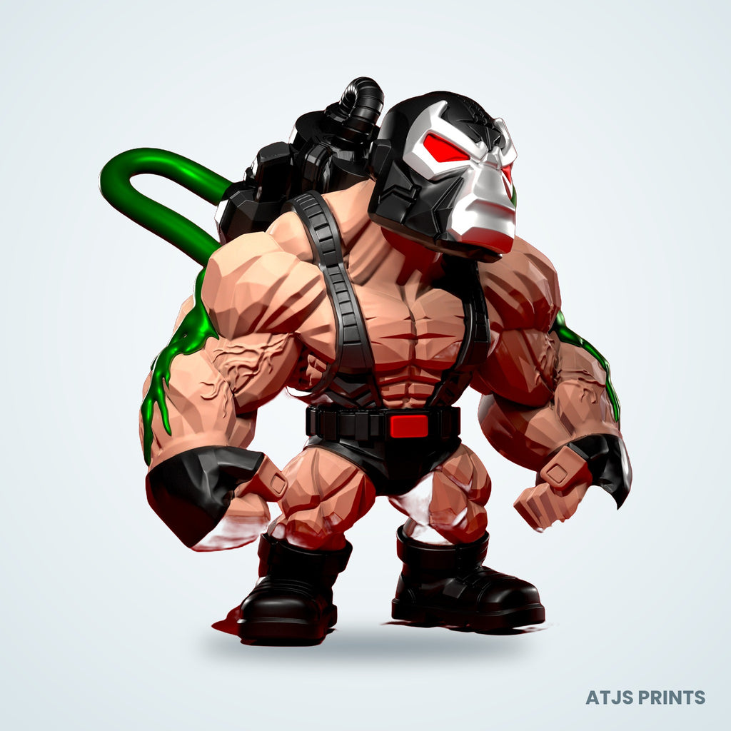 Bane 3D Printed Figure - 12" - view 3