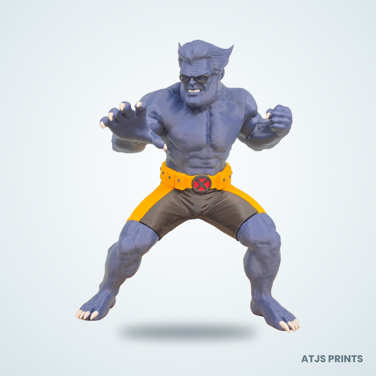 Beast (X-Men) 3D Printed Figure - 17" - view 1