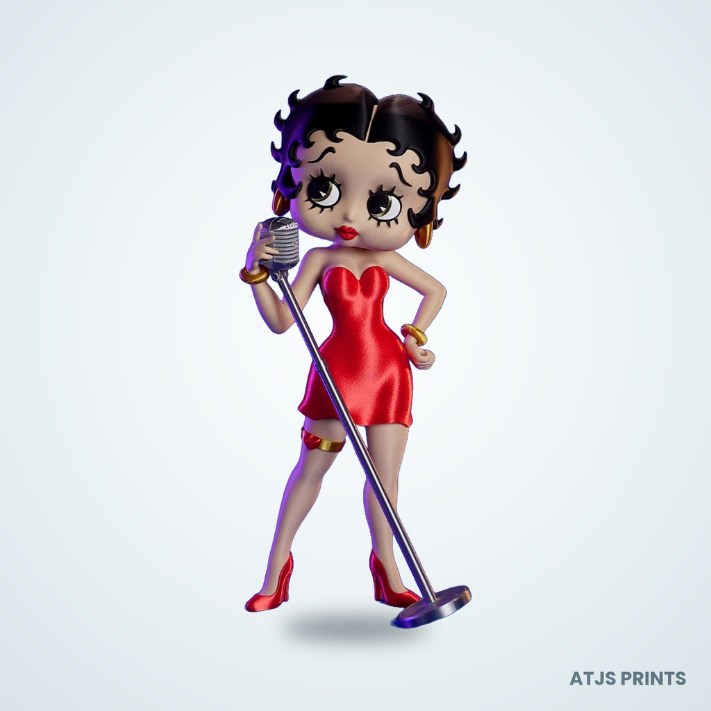 Betty Boop Vintage Jazz Diva 3D Printed Figure - 17" - view 1