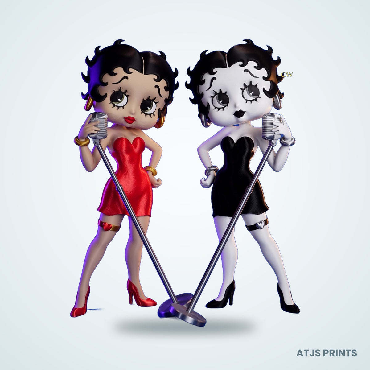 Betty Boop Vintage Jazz Diva 3D Printed Figure - 17" - view 2