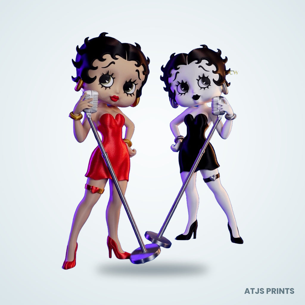 Betty Boop Vintage Jazz Diva 3D Printed Figure - 17" - view 3
