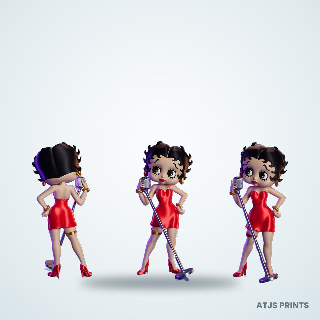 Betty Boop Vintage Jazz Diva 3D Printed Figure - 17" - view 4