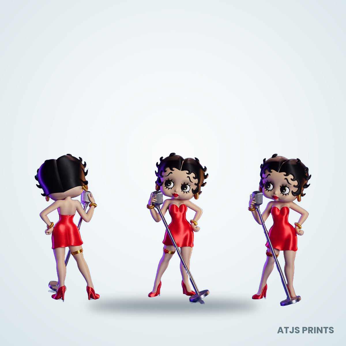 Betty Boop Vintage Jazz Diva 3D Printed Figure - 17" - view 4