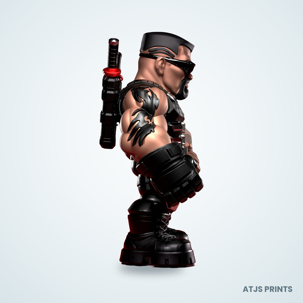 Blade the Daywalker 3D Printed Figure - 12" - view 4