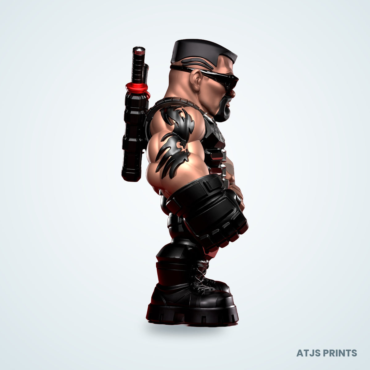 Blade the Daywalker 3D Printed Figure - 12" - view 4