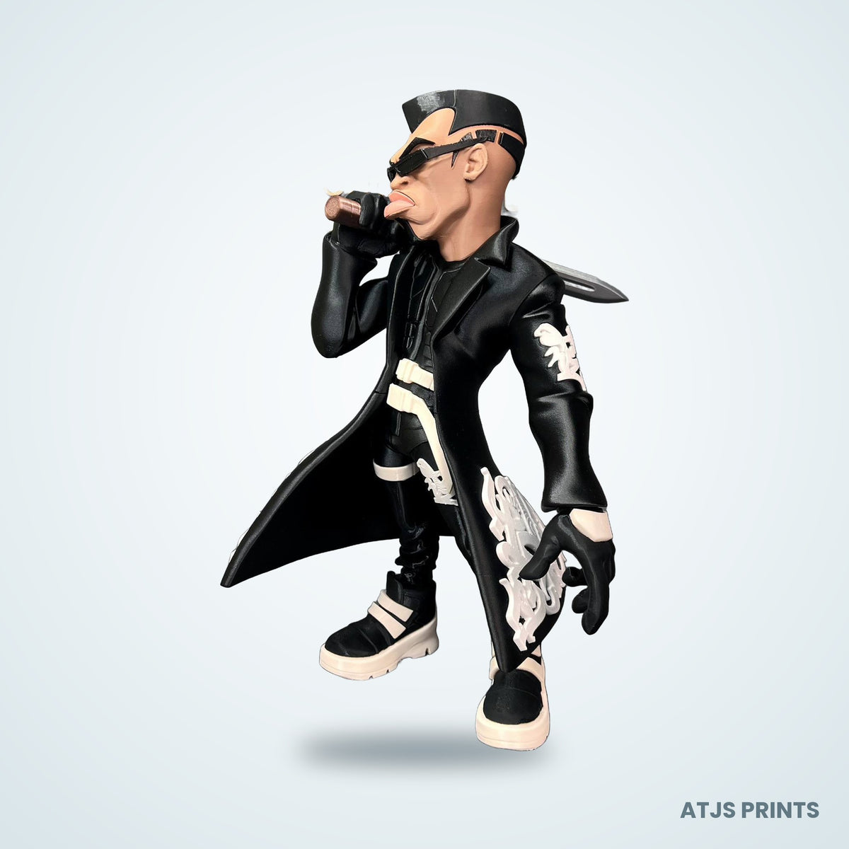 Blade Caricature 3D Printed Figure - 15" - view 1