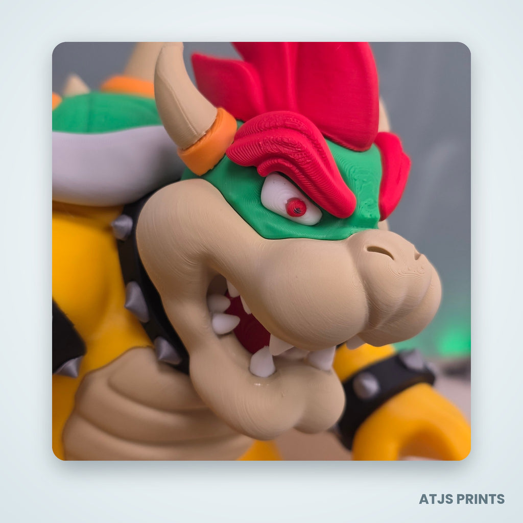Bowser 3D Printed Figure - 16" - view 1
