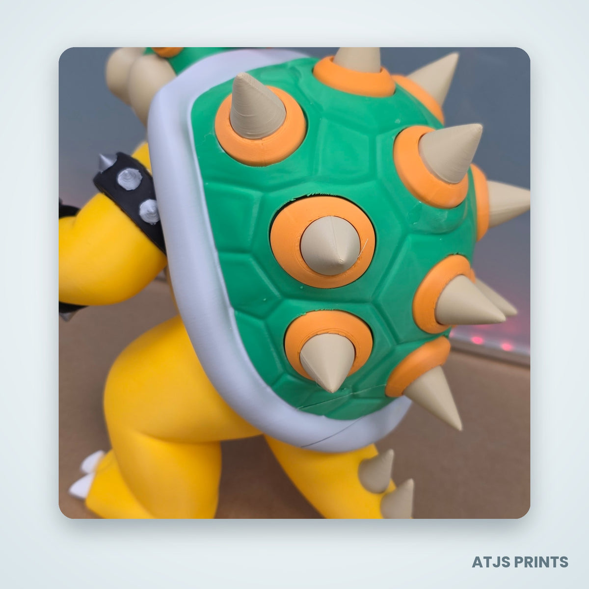 Bowser 3D Printed Figure - 16" - view 3