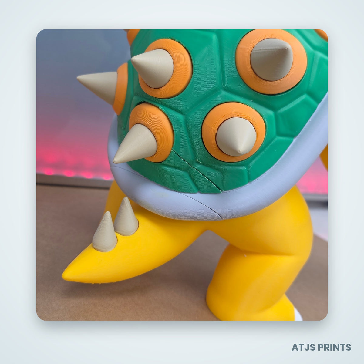 Bowser 3D Printed Figure - 16" - view 4