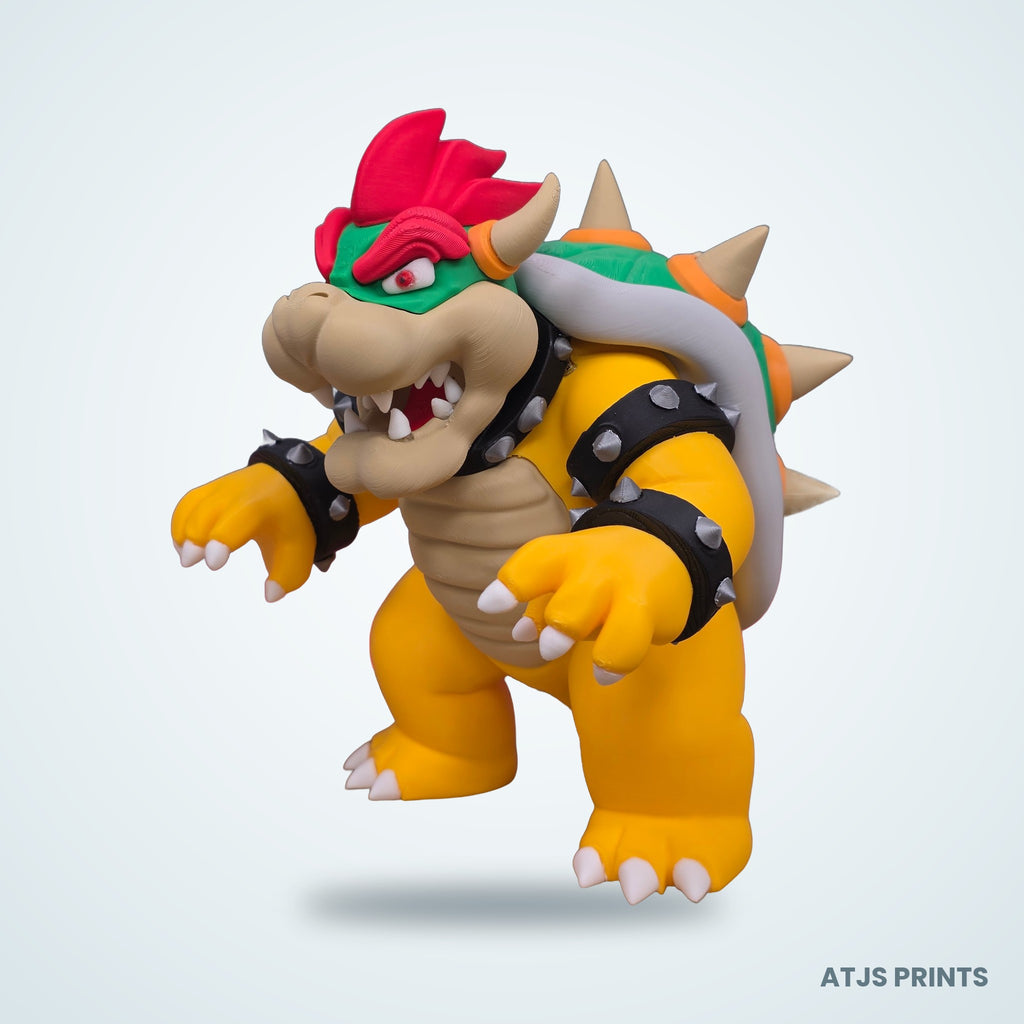 Bowser 3D Printed Figure - 16" - view 6