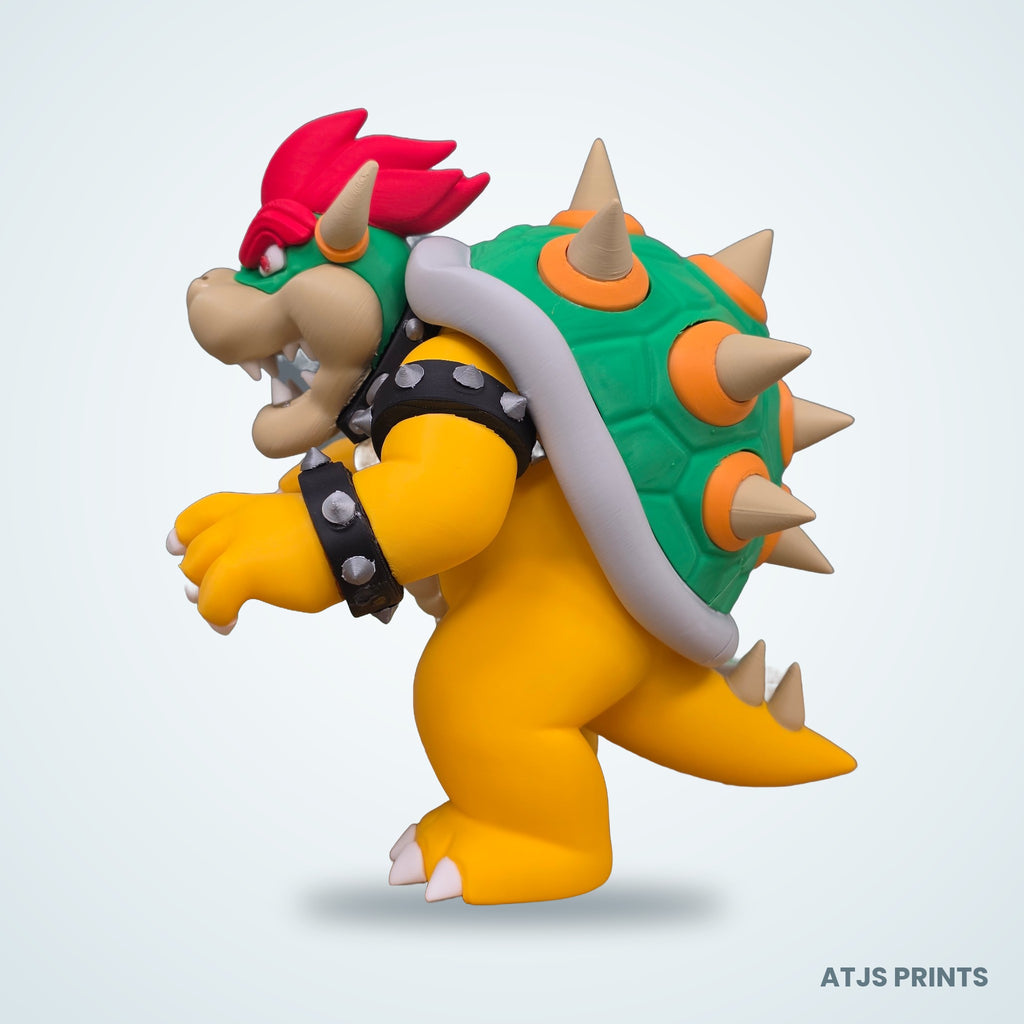 Bowser 3D Printed Figure - 16" - view 7