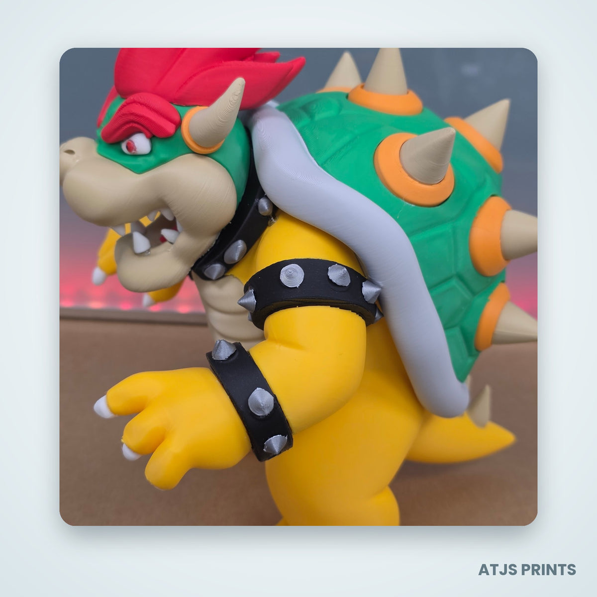 Bowser 3D Printed Figure - 16" - view 13