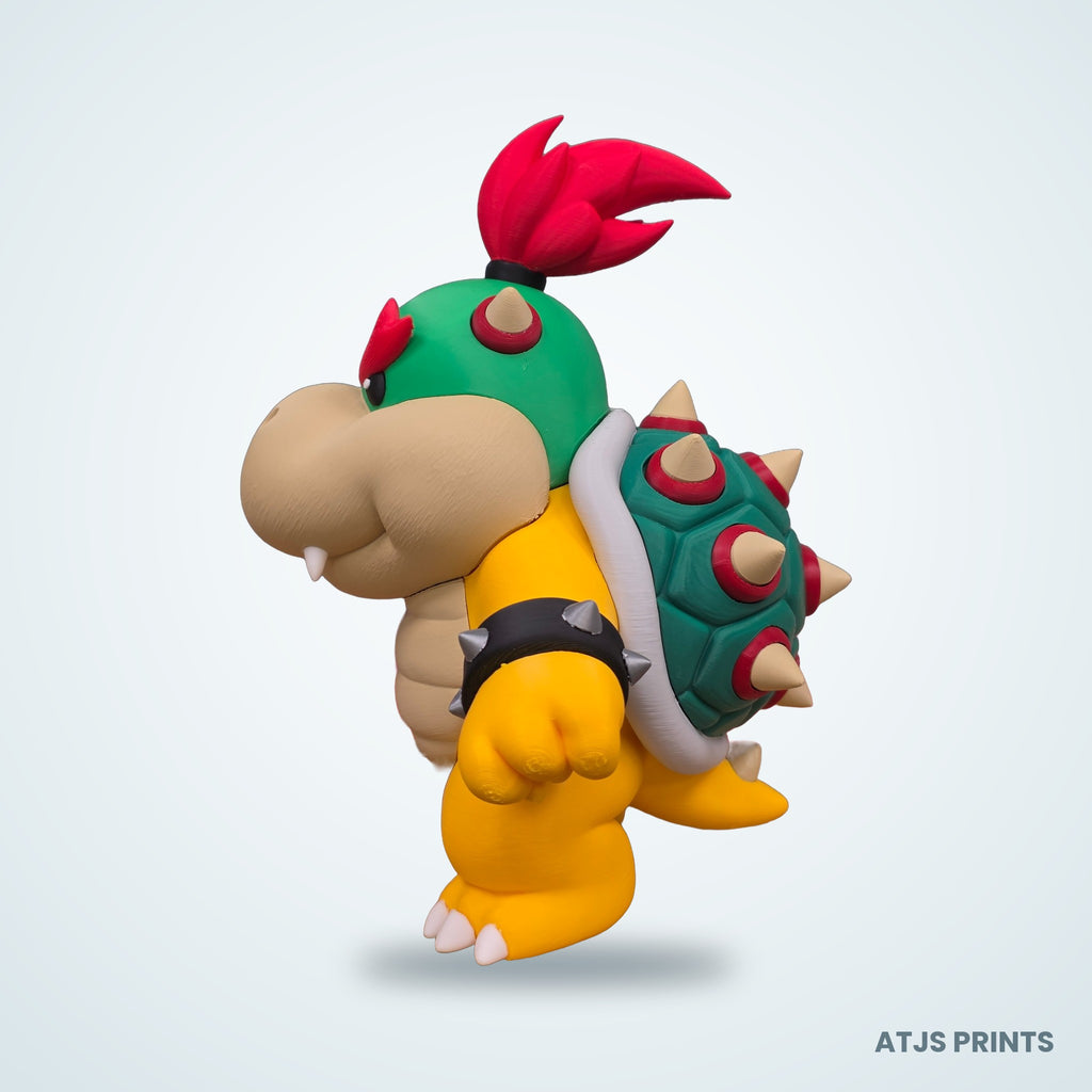 Bowser Jr. 3D Printed Figure - 18" - view 3