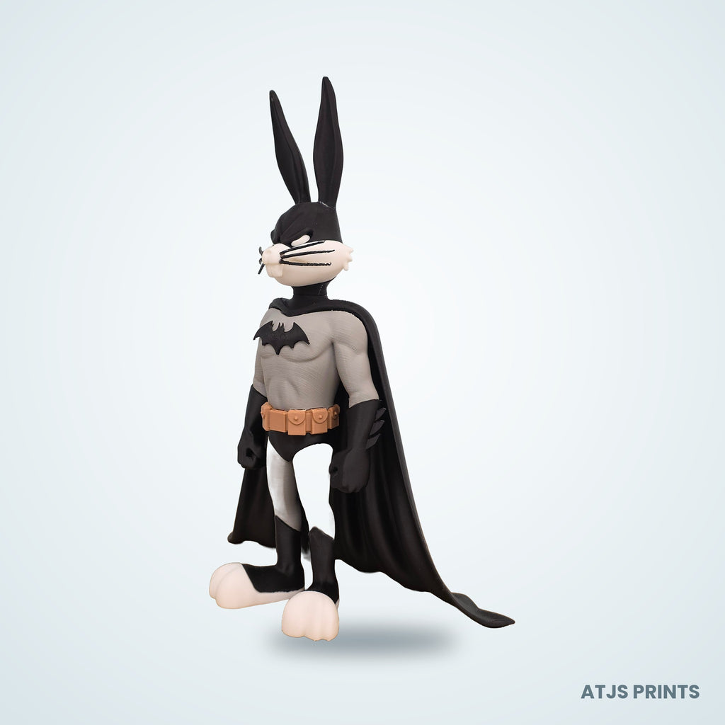 Bugs Bunny as Batman 3D Printed Figure - 21" - view 3