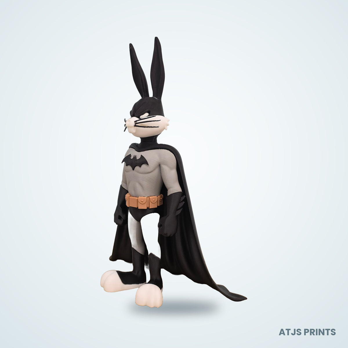 Bugs Bunny as Batman 3D Printed Figure - 21" - view 3