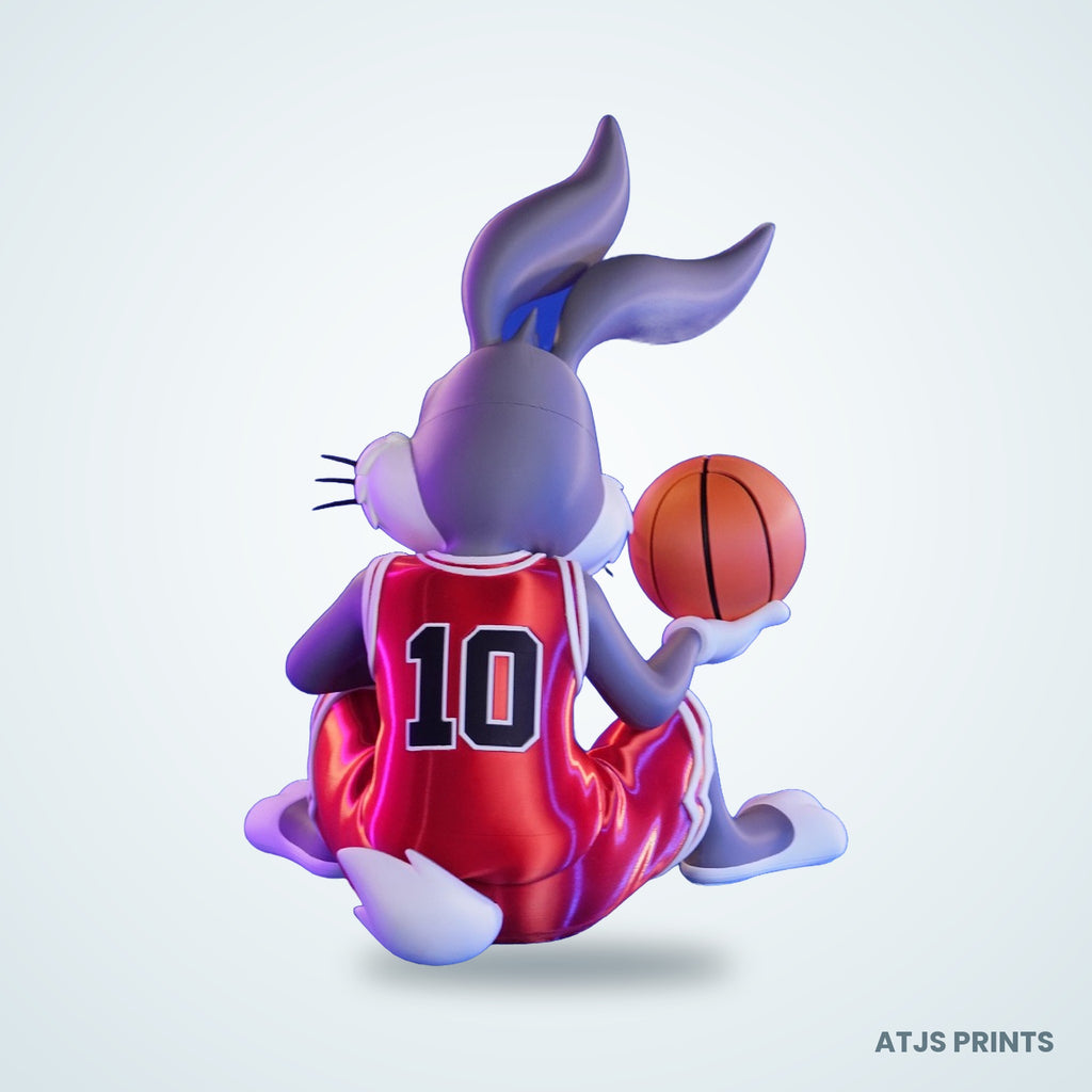 Bugs Bunny Basketball 3D Printed Figure - 13" - view 3