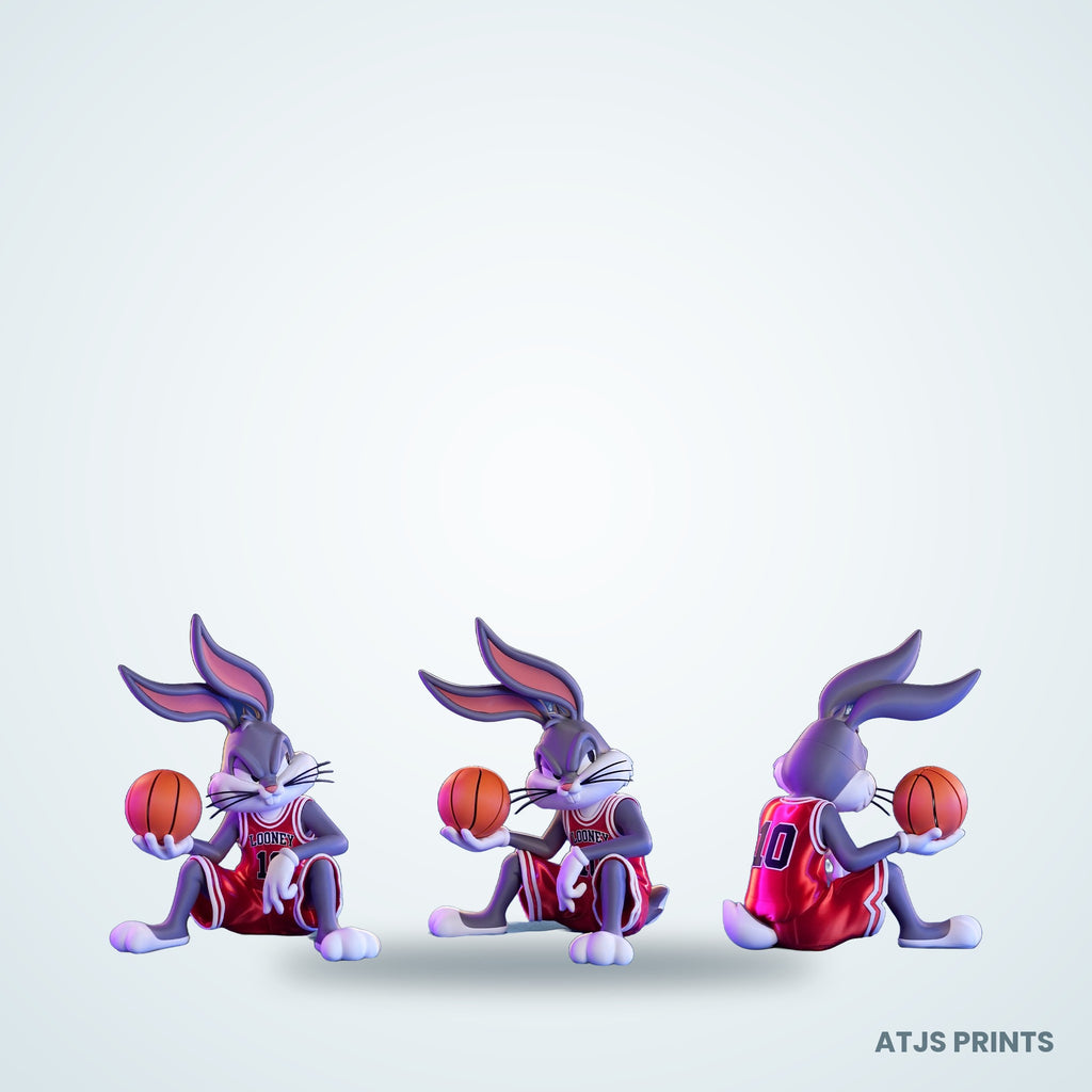 Bugs Bunny Basketball 3D Printed Figure - 13" - view 4