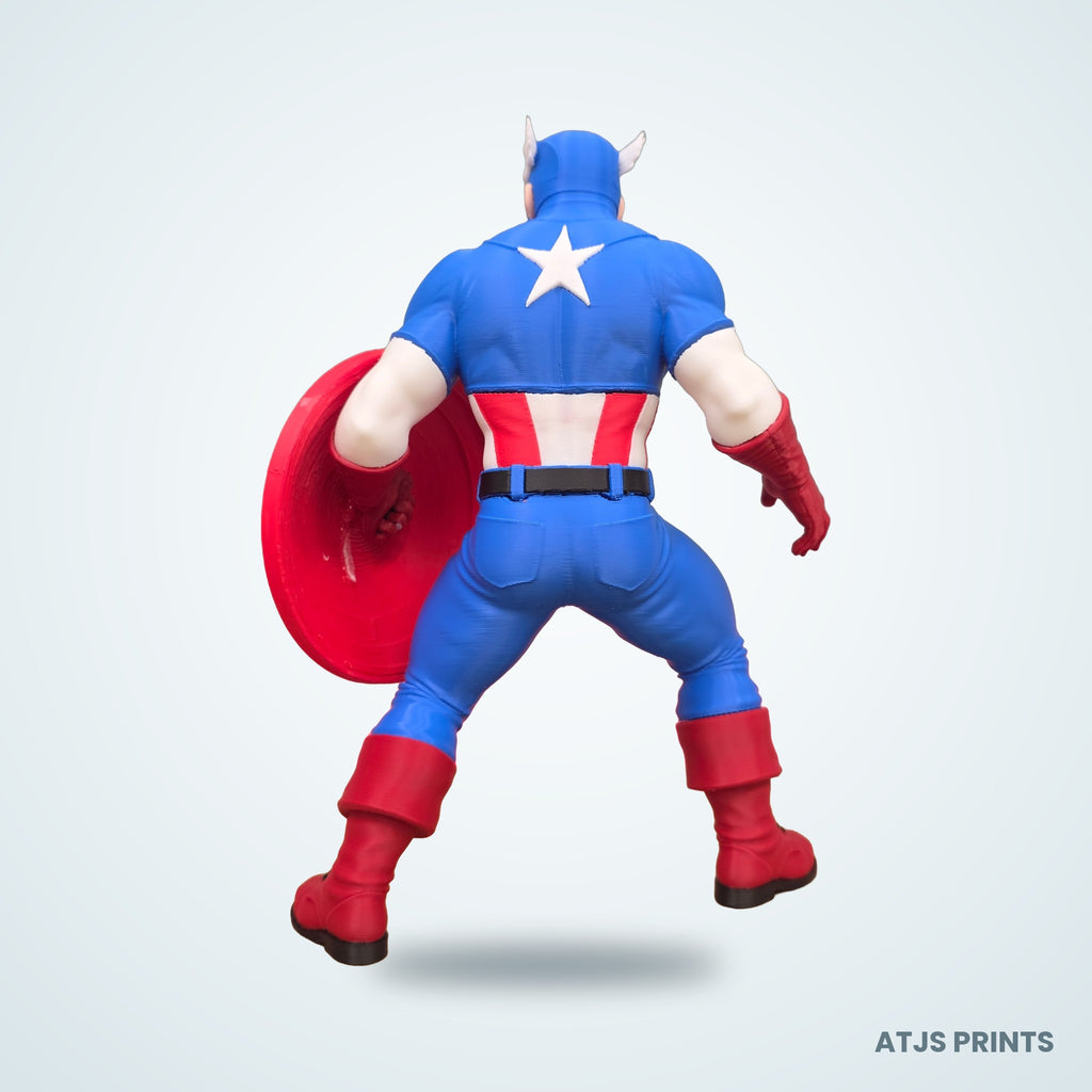 Captain America 3D Printed Figure - 17" - view 3