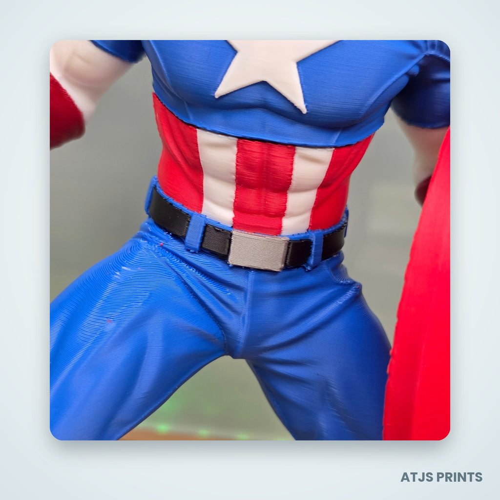 Captain America 3D Printed Figure - 17" - view 8