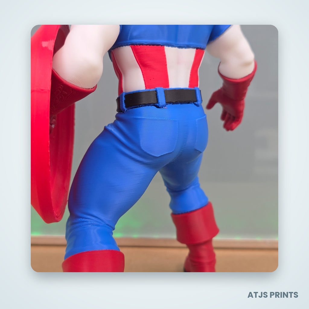 Captain America 3D Printed Figure - 17" - view 11