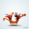 CatDog 3D Printed Figure - view 1