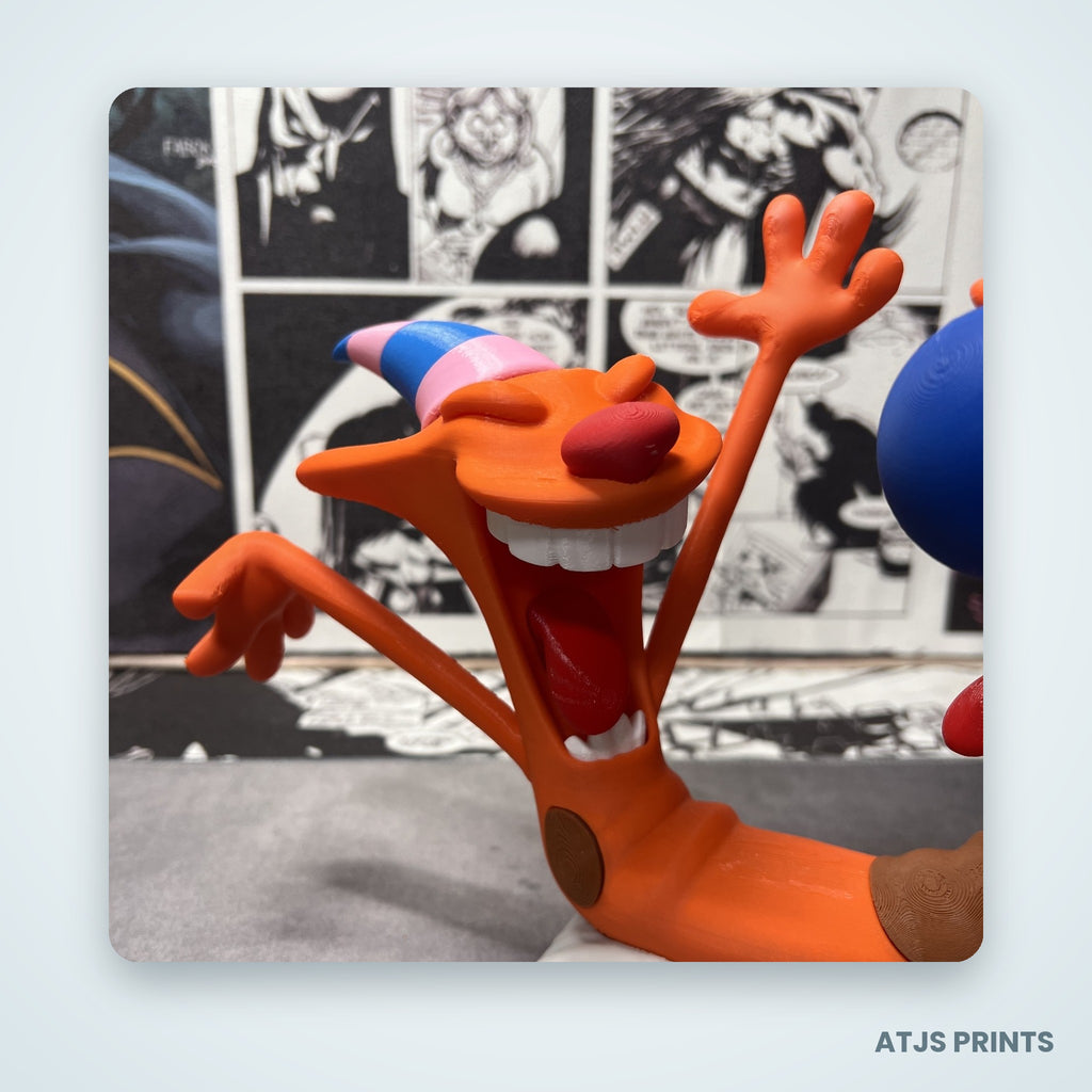 CatDog 3D Printed Figure - view 4