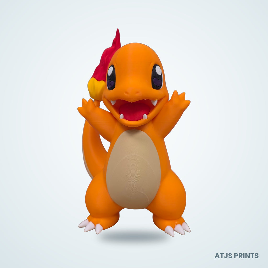 Charmander 3D Printed Figure - 16" - view 1