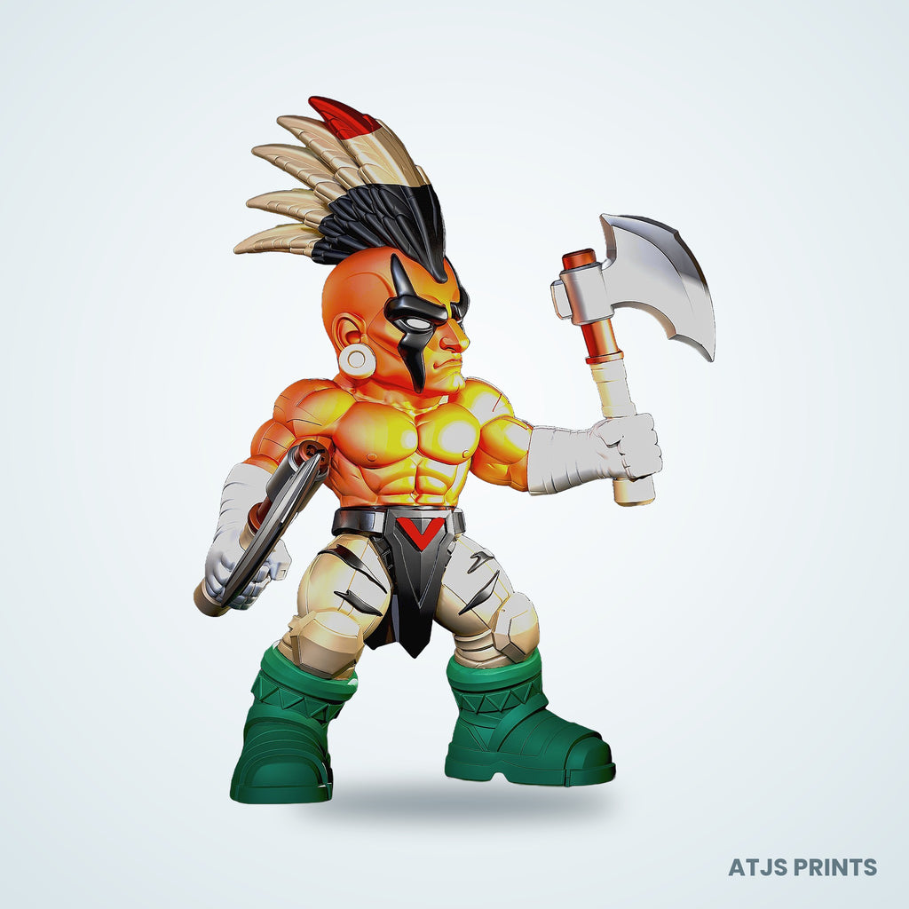 Chief Thunder (Killer Instinct) 3D Printed Figure - 13" - view 1