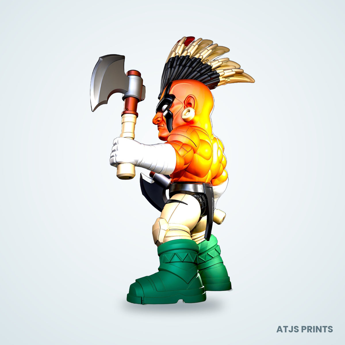 Chief Thunder (Killer Instinct) 3D Printed Figure - 13" - view 2