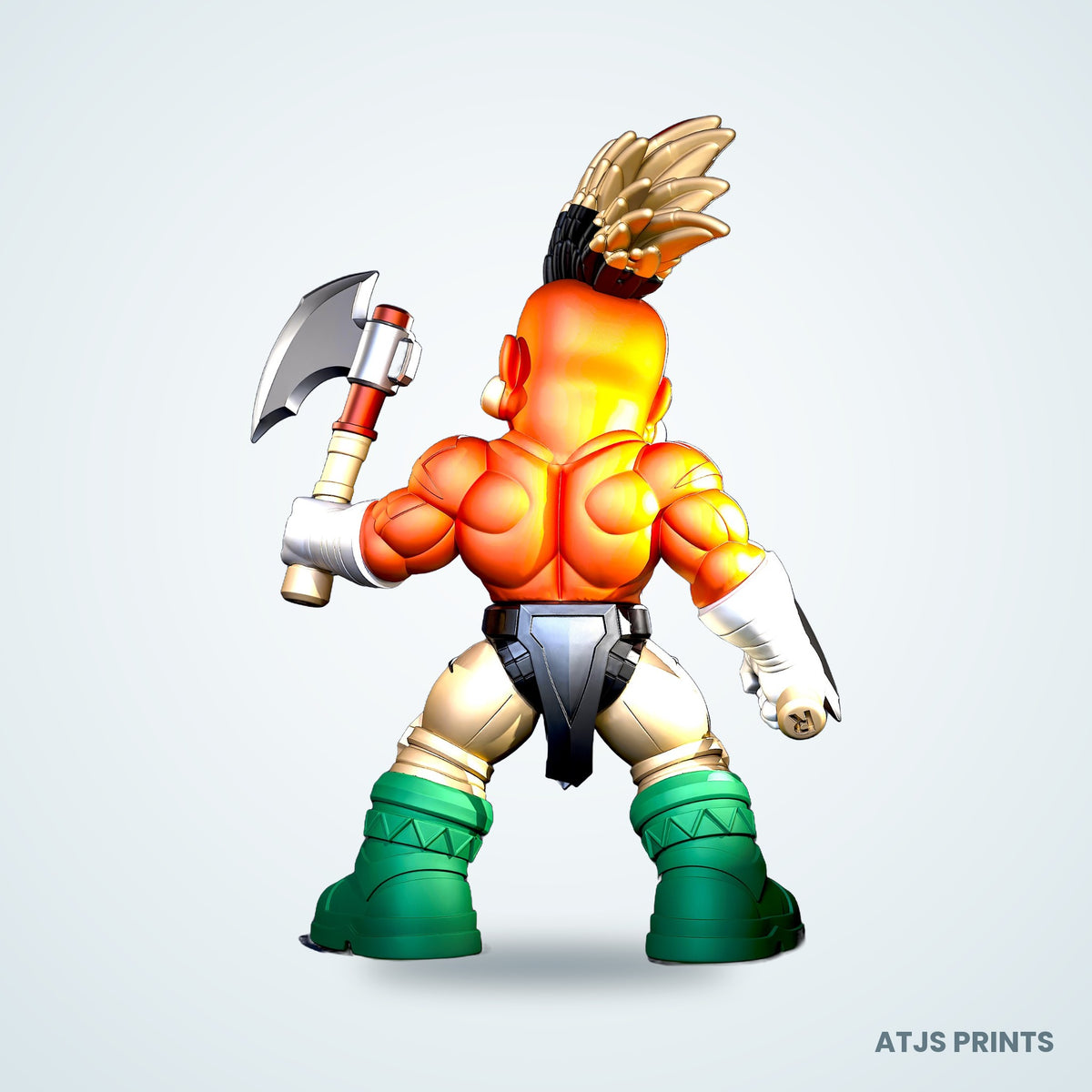 Chief Thunder (Killer Instinct) 3D Printed Figure - 13" - view 3