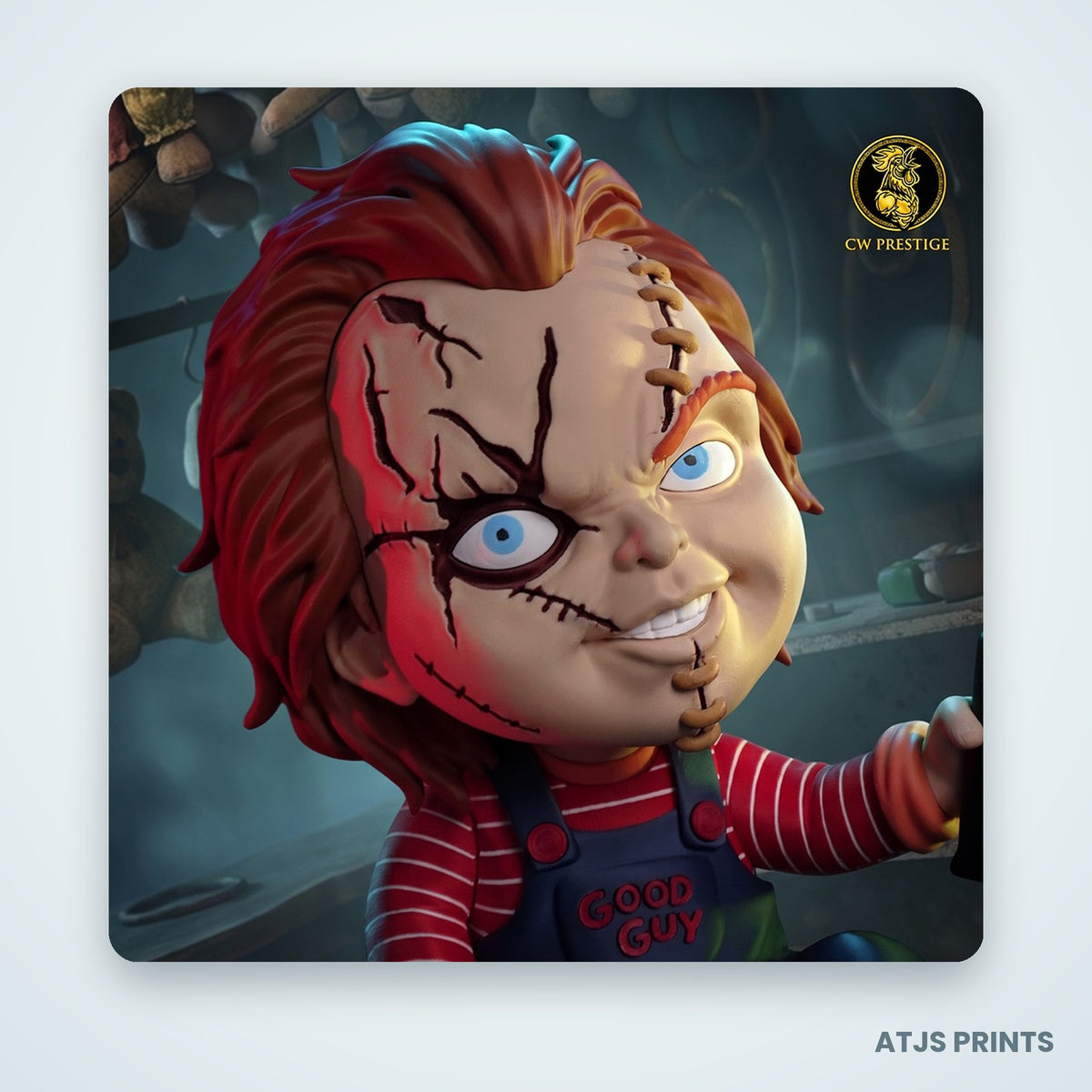 Chucky 3D Printed Figure - 10" - view 2
