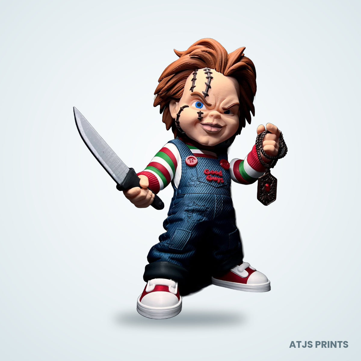 Chucky Caricature 3D Printed Figure - 15" - view 1