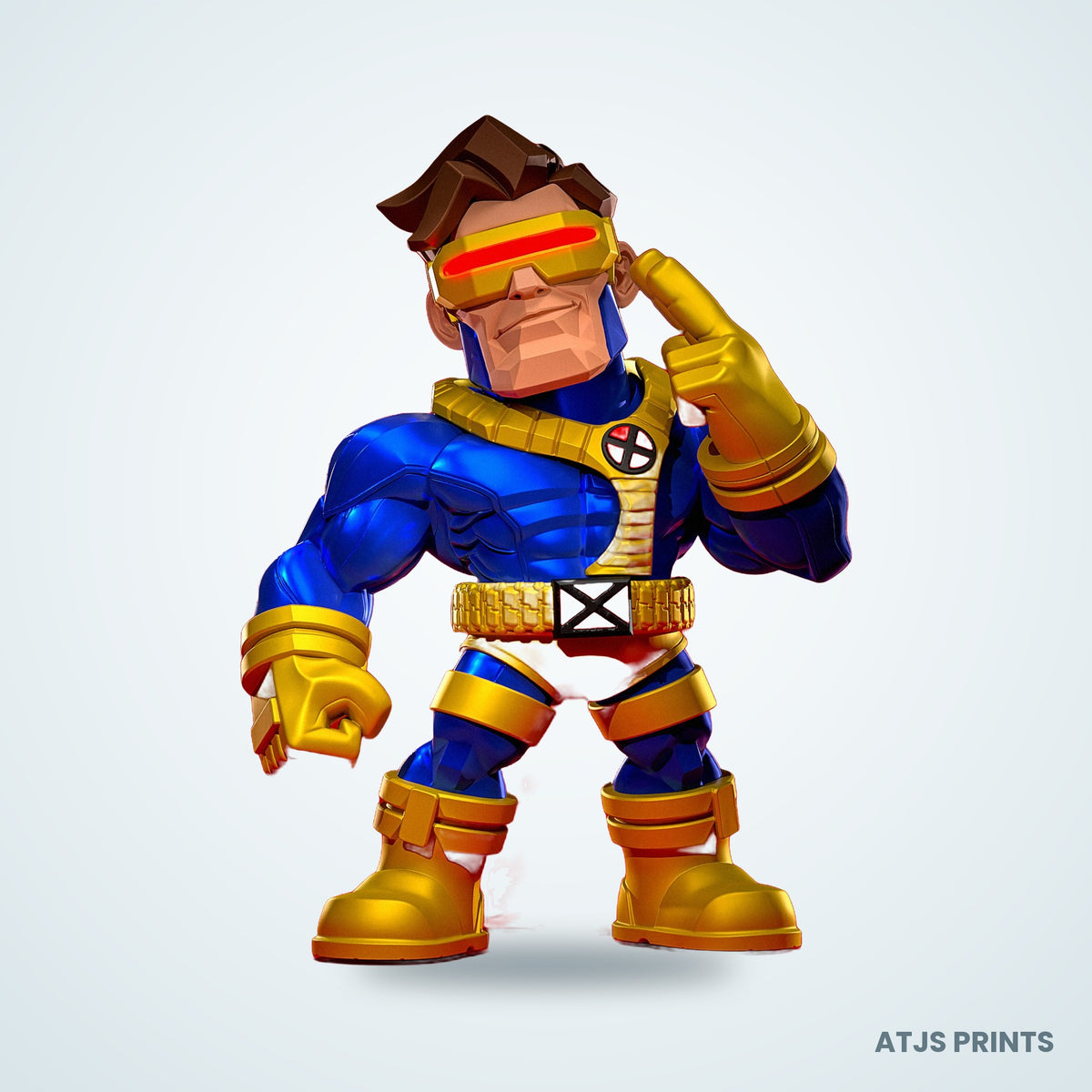 Cyclops (X-Men) 3D Printed Figure - 12" - view 1