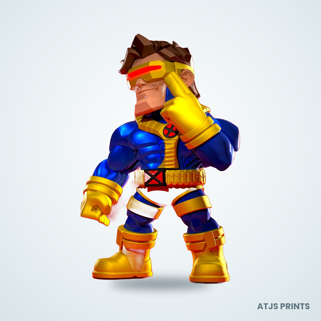 Cyclops (X-Men) 3D Printed Figure - 12" - view 2