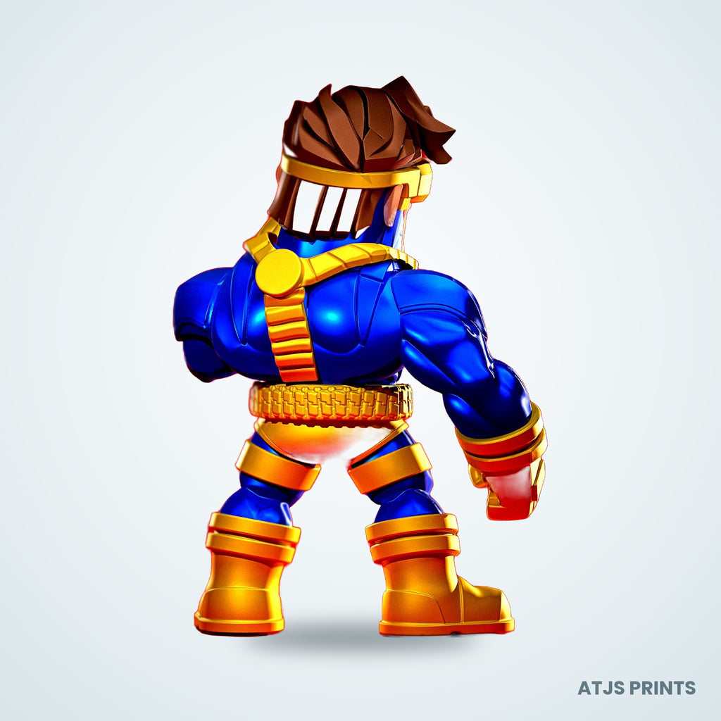 Cyclops (X-Men) 3D Printed Figure - 12" - view 3