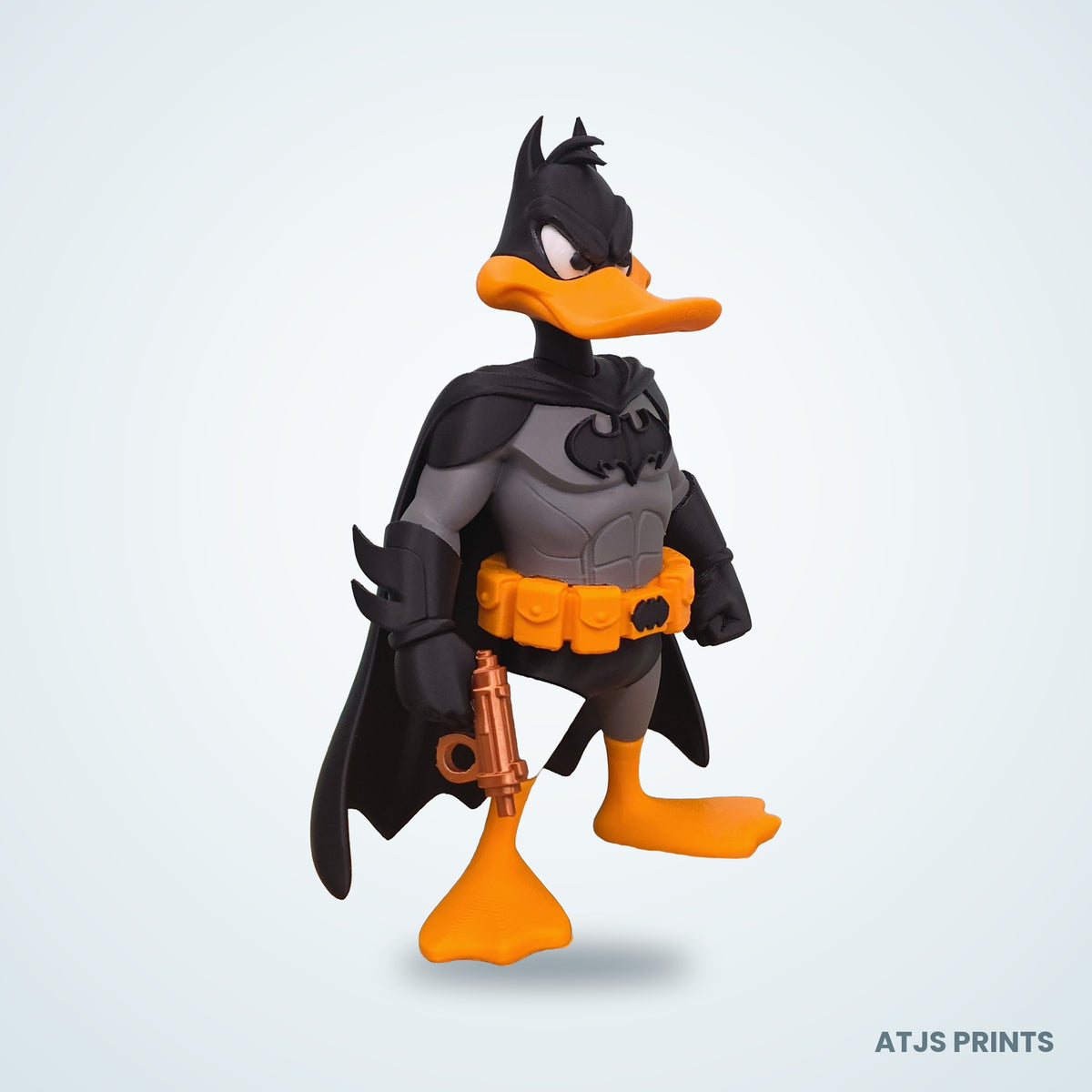 Daffy Duck as Batman 3D Printed Figure - 18" - view 3