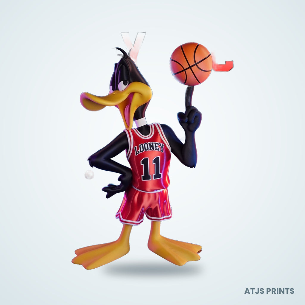 Daffy Duck Basketball 3D Printed Figure - 17" - view 1
