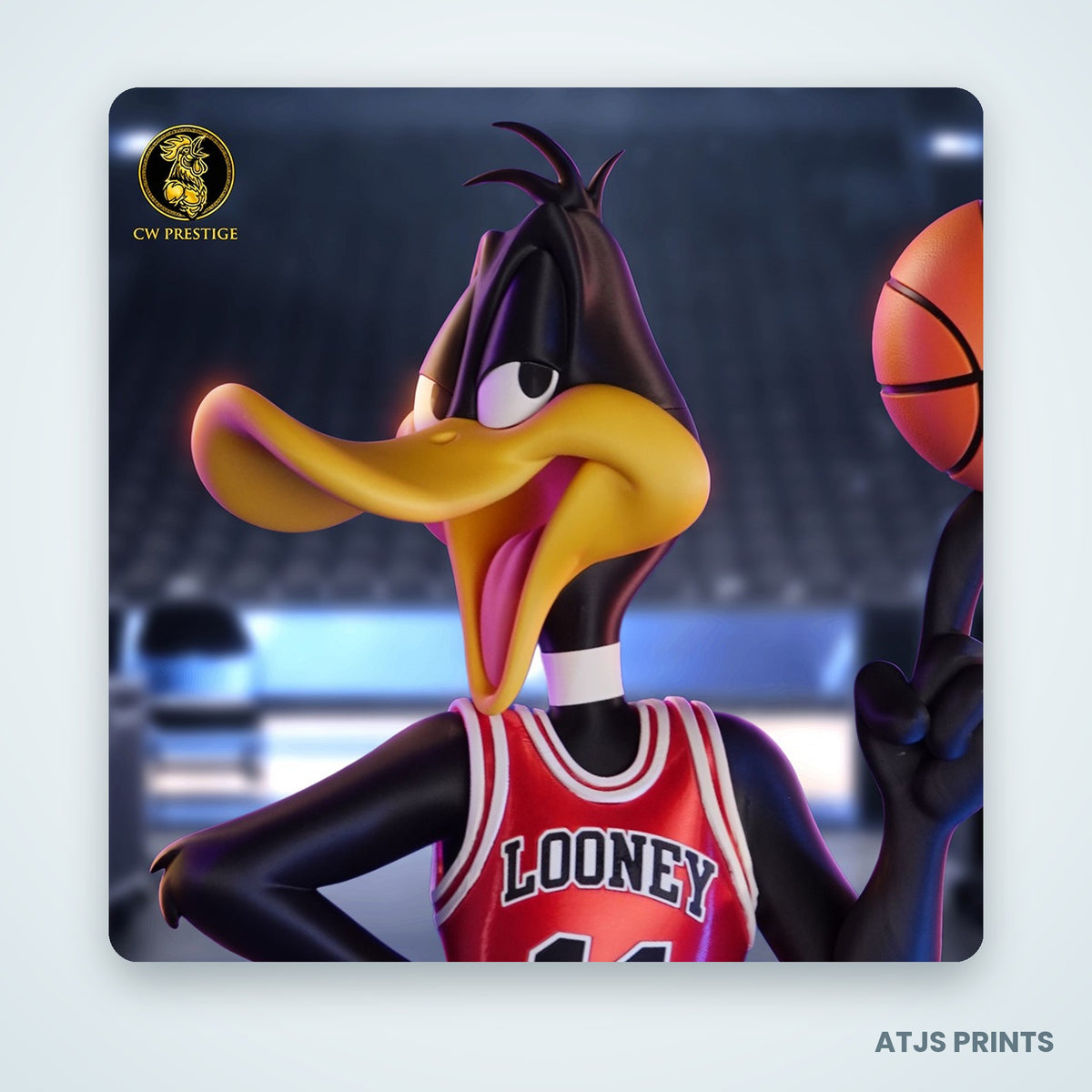 Daffy Duck Basketball 3D Printed Figure - 17" - view 2