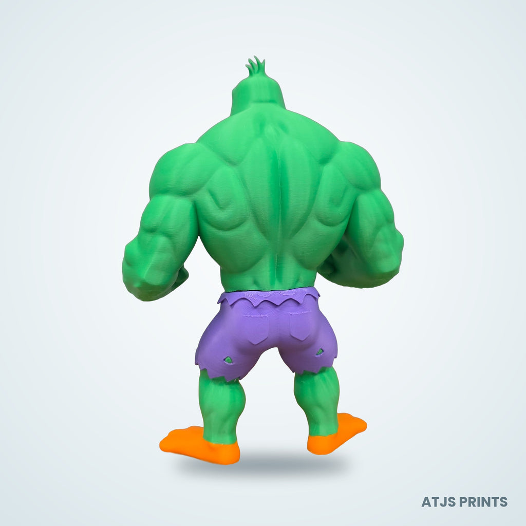 Daffy Duck as Hulk 3D Printed Figure - 19" - view 5