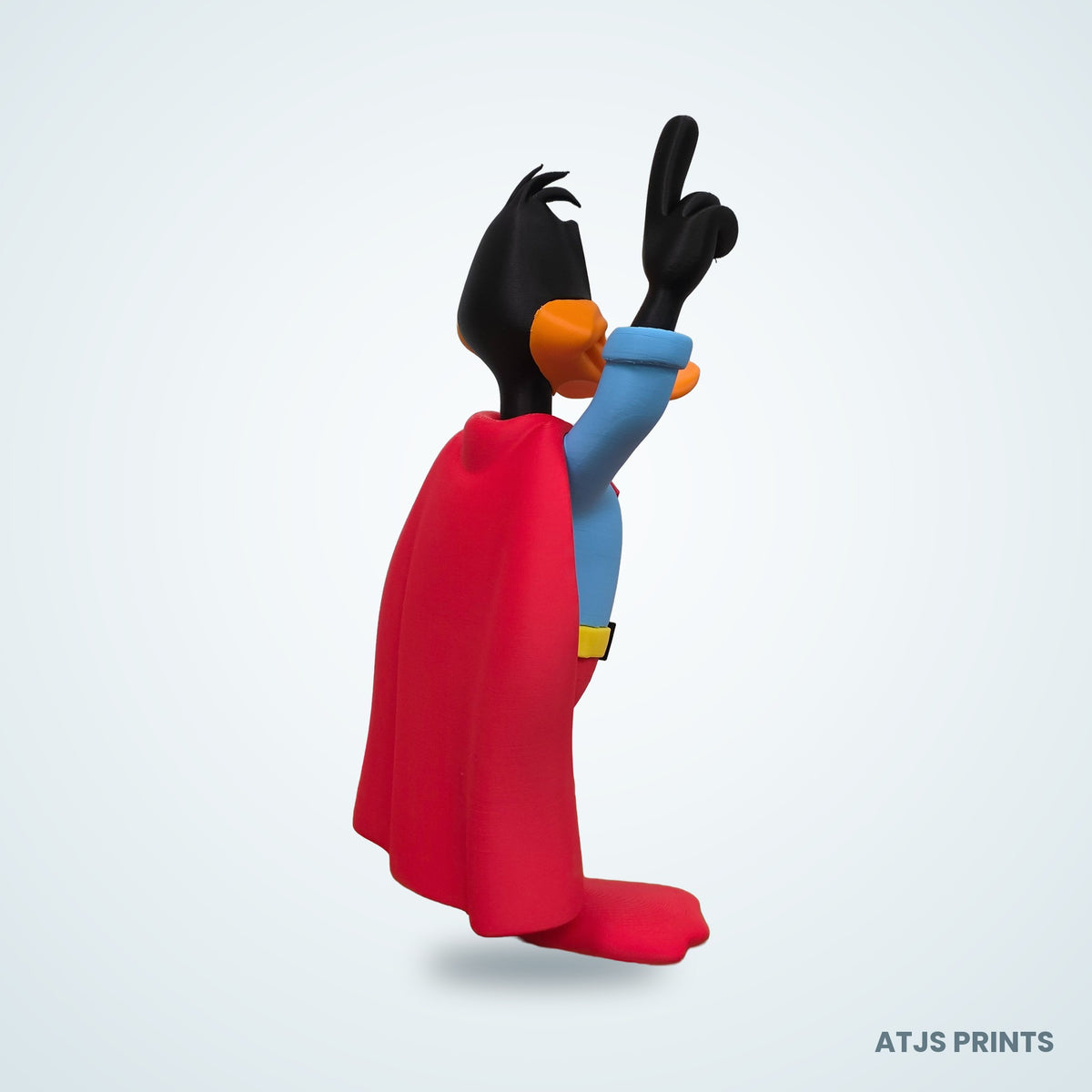 Daffy Duck as Superman 3D Printed Figure - 23" - view 4