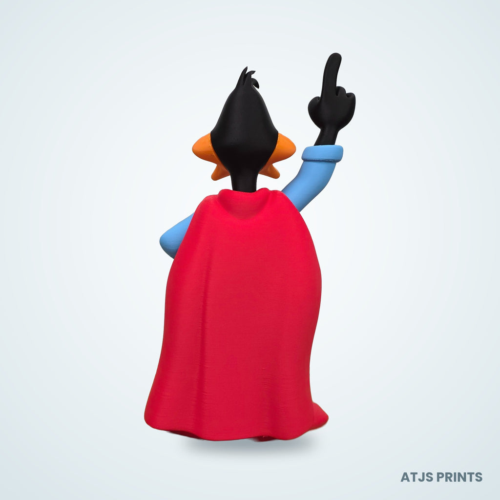 Daffy Duck as Superman 3D Printed Figure - 23" - view 5