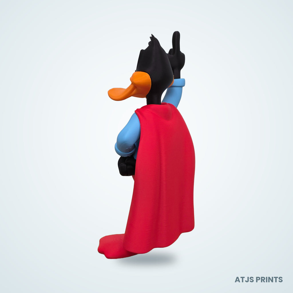 Daffy Duck as Superman 3D Printed Figure - 23" - view 6