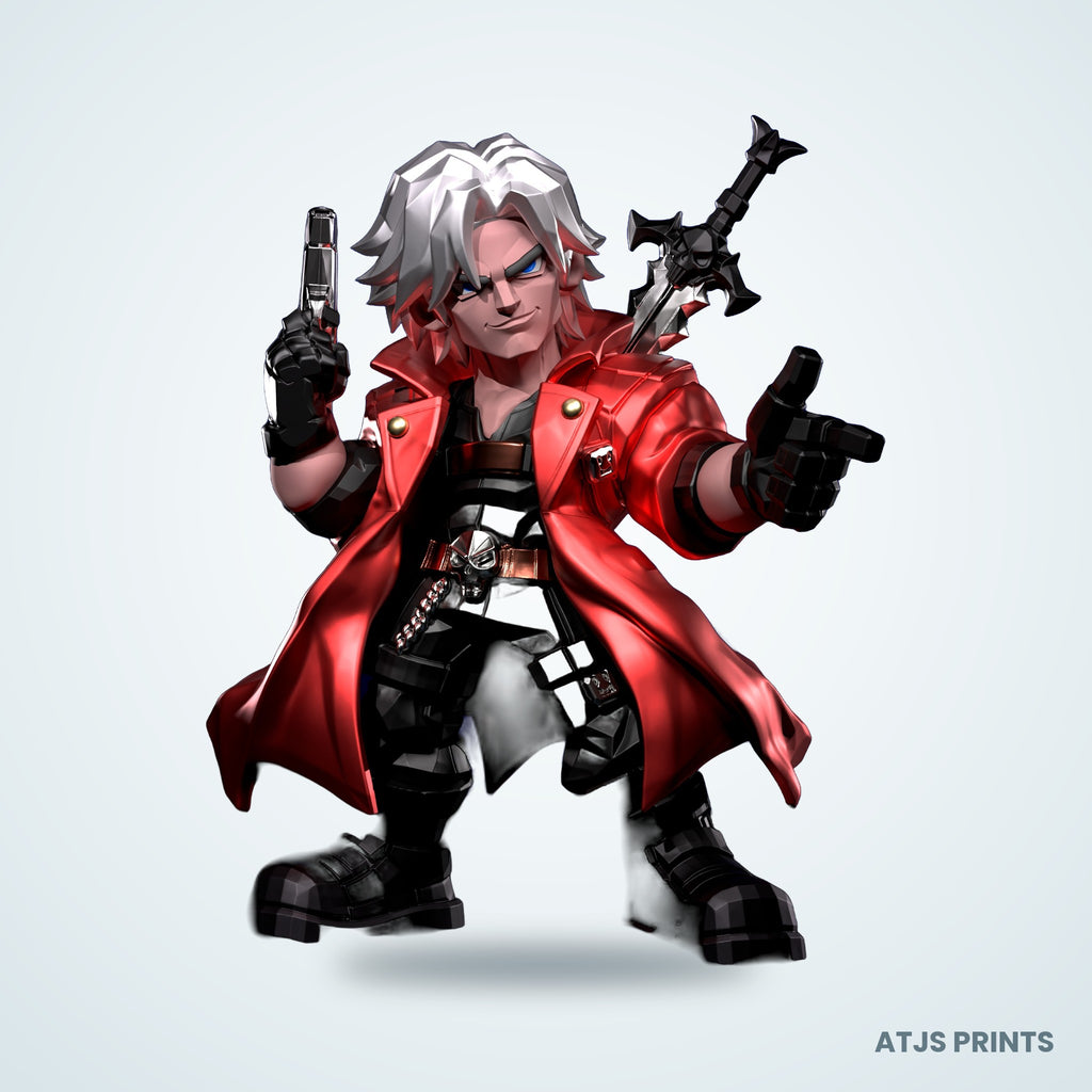 Dante (Devil May Cry) 3D Printed Figure - 13" - view 4