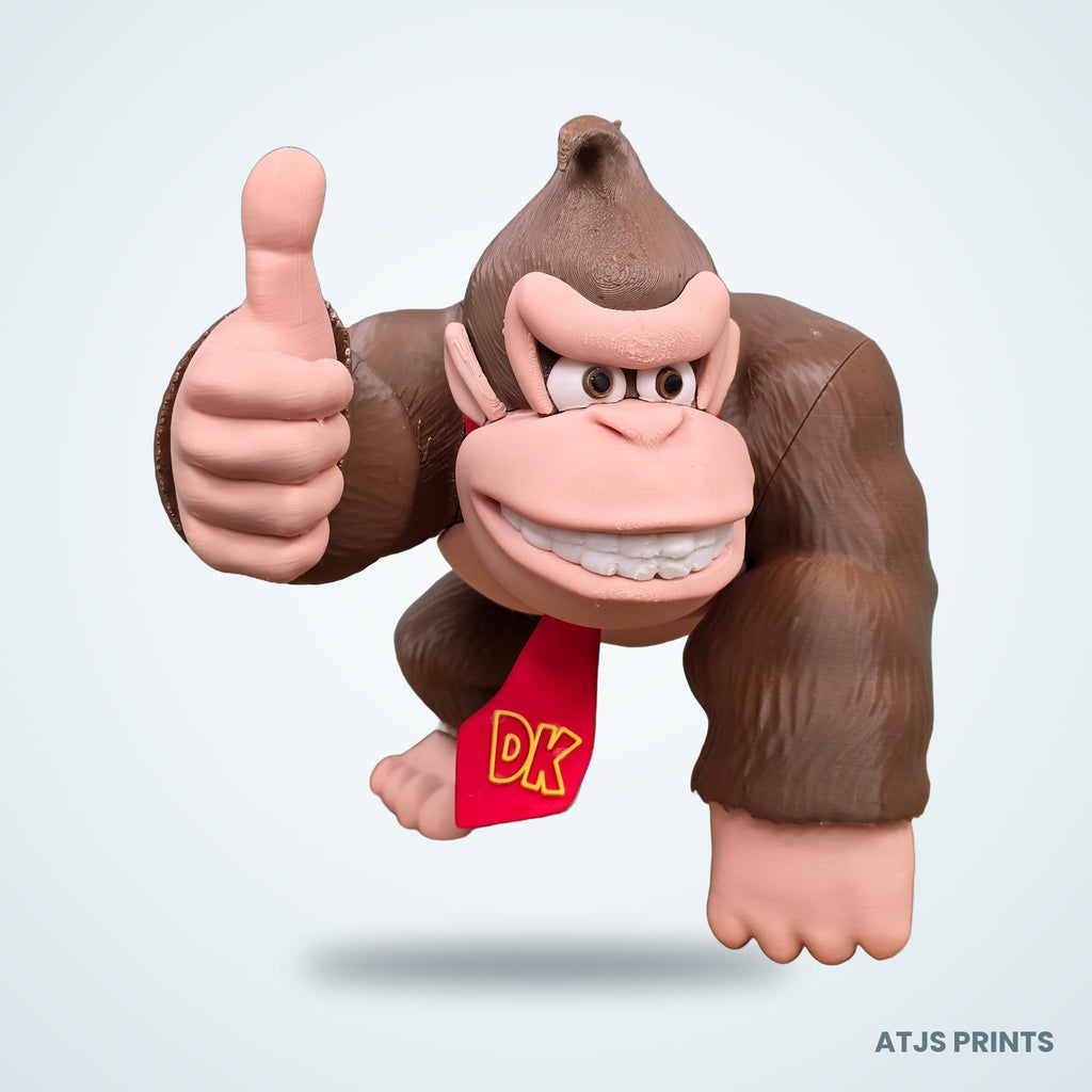 Donkey Kong 3D Printed Figure - 15" - view 1