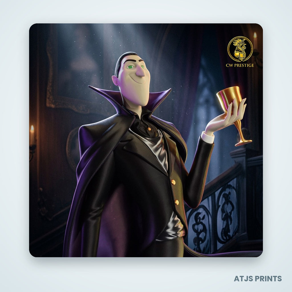 Dracula (Hotel Transylvania) 3D Printed Figure - 17" - view 2