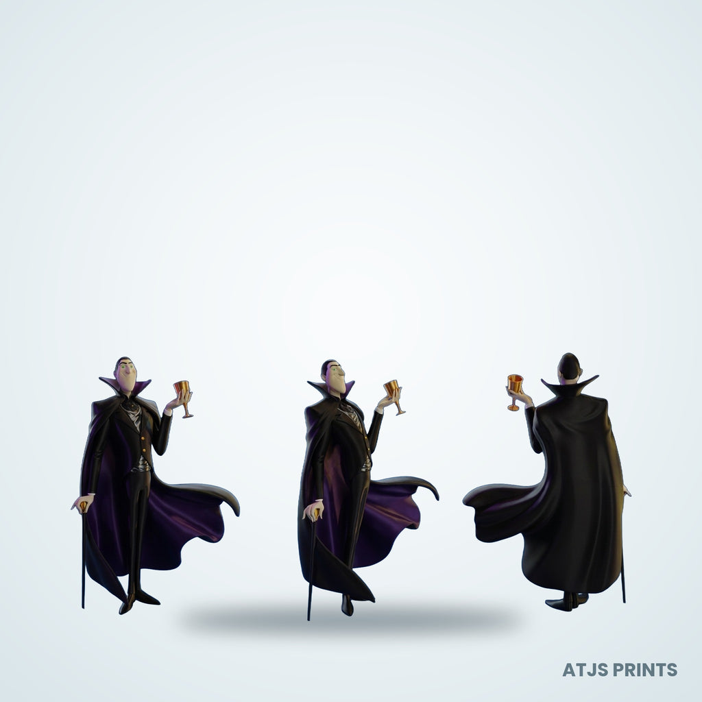 Dracula (Hotel Transylvania) 3D Printed Figure - 17" - view 3