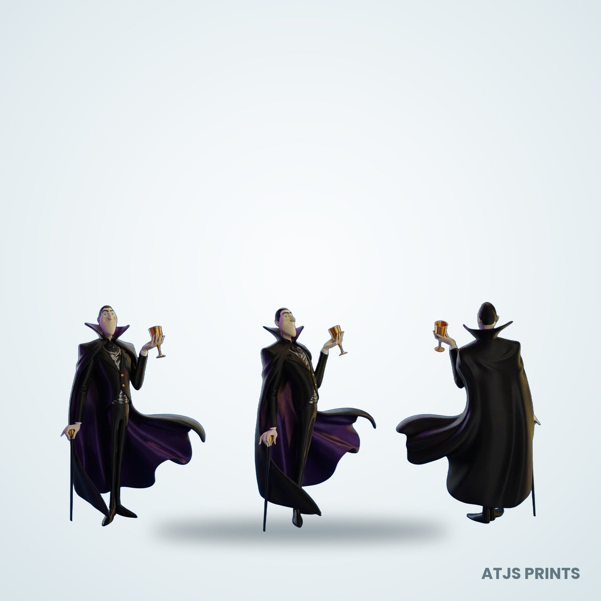 Dracula (Hotel Transylvania) 3D Printed Figure - 17" - view 3